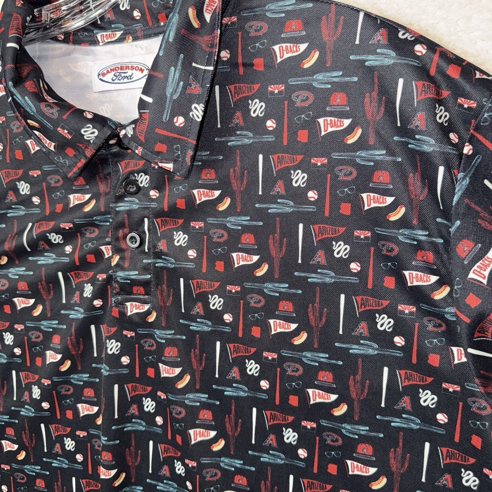 Arizona Diamondbacks Father's Day 2024 Polo Mens XL Short Sleeve Sanderson Ford
